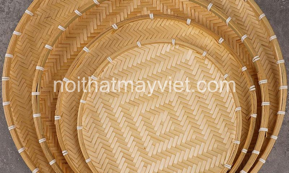 Mẹt Đựng Đồ Mây Tre MMT001
